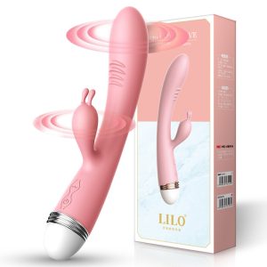Vibrador recargable doble conejo Lilo