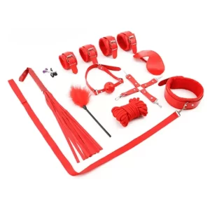 Kit de Sumisión BDSM 10 piezas RED