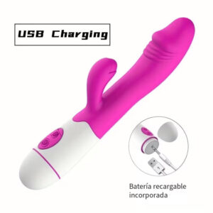 Vibrador Dual Recargable G-SPOT PINK