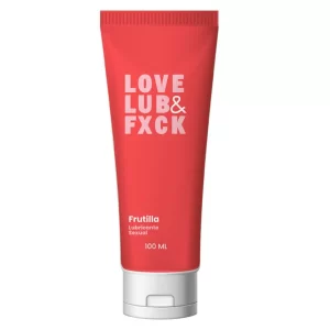 Lubricante Comestible Sabor FRUTILLA LOVE LUB&FXCK 100ML