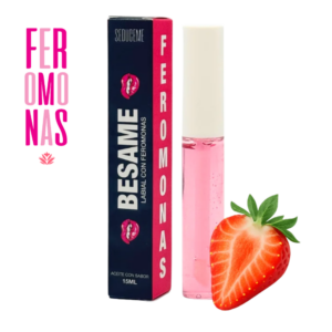 Labial con feromonas sabor Frutilla 15ml SEDÚCEME